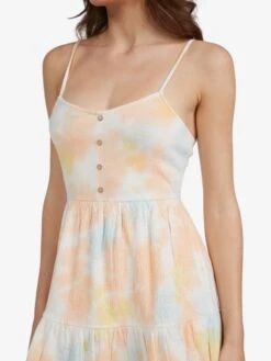 Roxy Beach Hangs Tie Dye Strappy Dress -Roxy Shop arjkd03242 roxyw wbkw dtl1