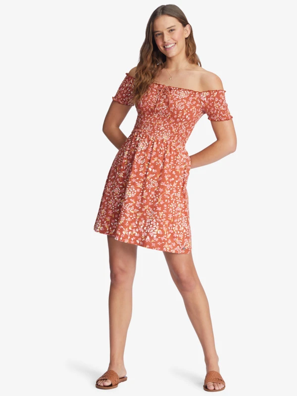 Roxy At The Same Time Off-The-Shoulder Dress 2 Roxy At The Same Time Off-The-Shoulder Dress - Image 2