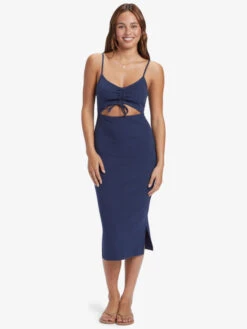 Roxy Wavey Baby Rib Knit Dress