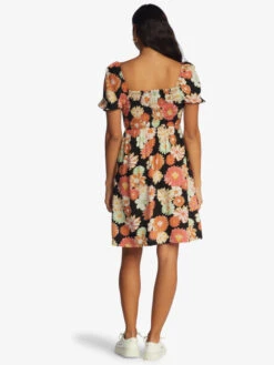Roxy Hello Petal Mini Dress -Roxy Shop arjwd03498 roxyw kvj6 bck1