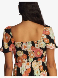 Roxy Hello Petal Mini Dress -Roxy Shop arjwd03498 roxyw kvj6 bck2