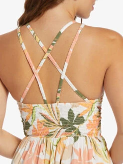 Roxy Bungalow Mid Dress -Roxy Shop arjwd03516 roxyw wbk6 frt4