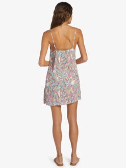 Roxy Daytrip Mini V-Neck Slip Dress -Roxy Shop arjwd03522 roxyw mdr6 bck1