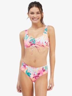 Roxy Active Athletic Bralette Bikini Top -Roxy Shop arjx303539 roxyw ngp7 frt1