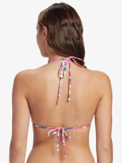 Roxy Bloomin Babe Tiki Tri Bikini Top -Roxy Shop arjx303615 roxyw mjy5 bck1