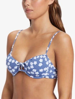 Roxy Blumen Underwired Bralette Bikini Top 8 Roxy Blumen Underwired Bralette Bikini Top -Roxy Shop arjx303618 roxyw bng8 frt3