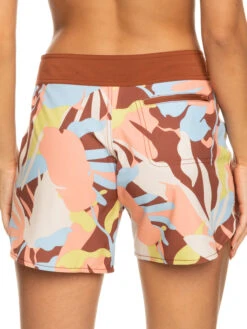Roxy Novelty Zip-Pocket 5" Boardshorts -Roxy Shop erjbs03225 roxyw cpq6 bck1