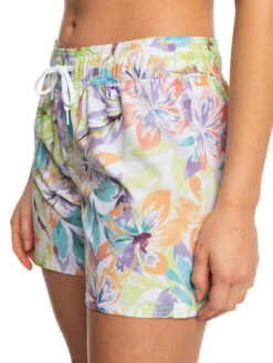 Roxy Sea Printed 5" Boardshorts -Roxy Shop erjbs03231 roxyw wbb8 frt3