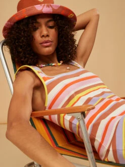 Roxy Surf.Kind.Kate. Rib Knit Dress -Roxy Shop erjkd03428 roxym nle3 bck2