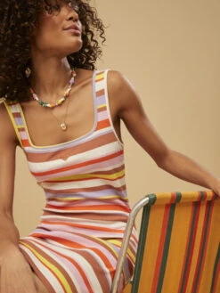 Roxy Surf.Kind.Kate. Rib Knit Dress -Roxy Shop erjkd03428 roxym nle3 frt1