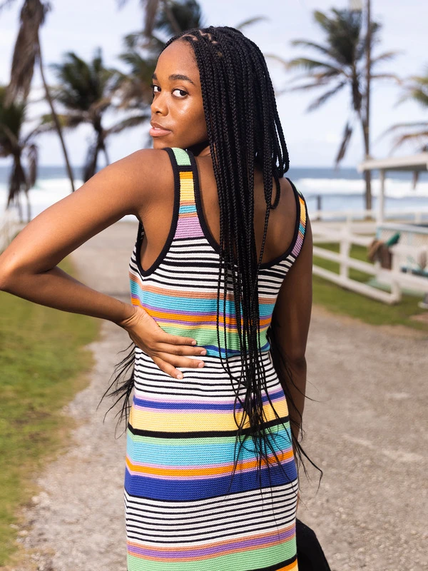 Roxy Sunshine Bouquet Midi Length Strappy Dress 2 Roxy Sunshine Bouquet Midi Length Strappy Dress - Image 2