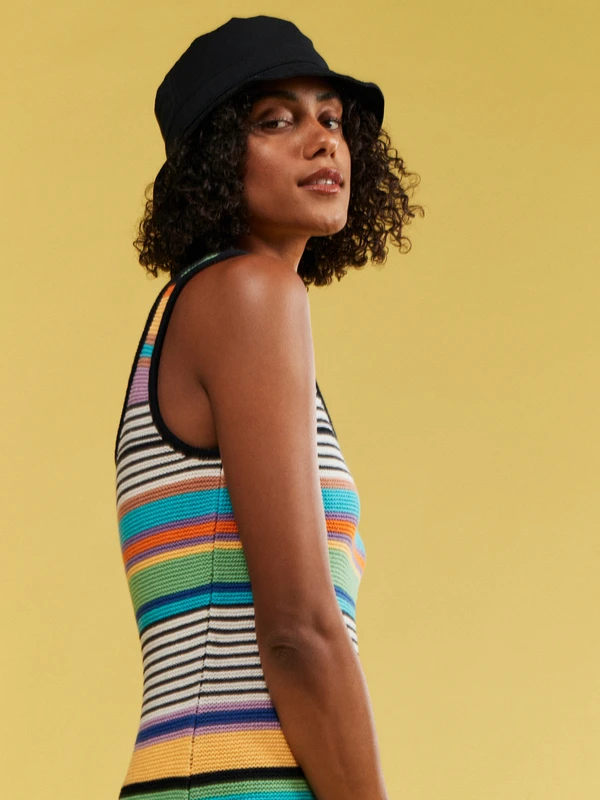 Roxy Sunshine Bouquet Midi Length Strappy Dress 8 Roxy Sunshine Bouquet Midi Length Strappy Dress - Image 8