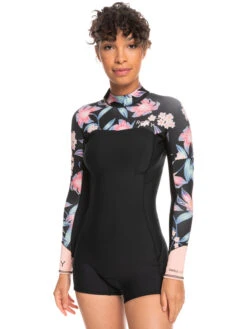 Roxy 2mm Swell Series Long Sleeve Back Zip Springsuit -Roxy Shop erjw403054 roxyw kvj6 frt1
