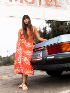 Roxy Land Of Life Strappy Midi Dress -Roxy Shop erjwd03638 roxyl rmz9 frt3