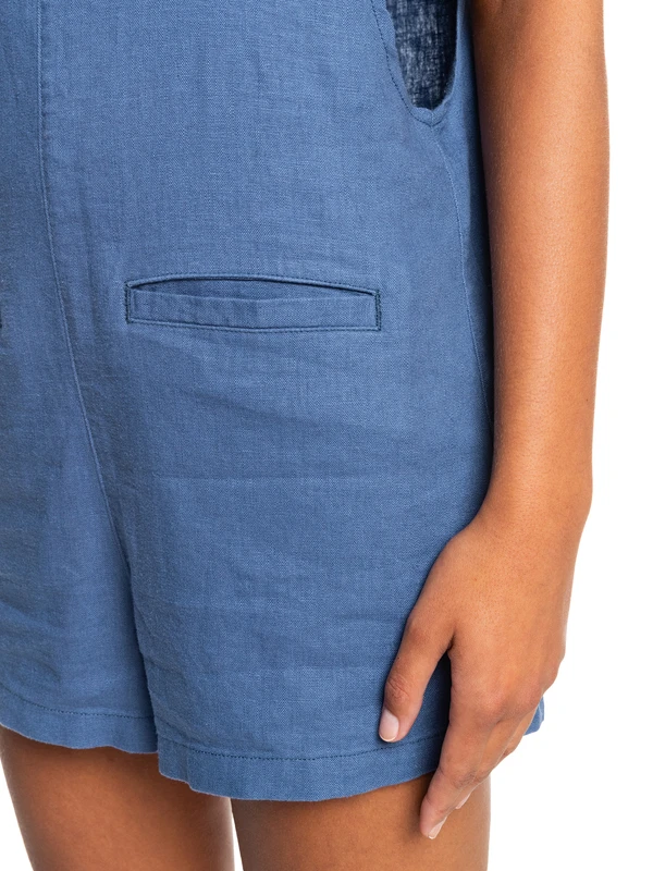 Roxy Silver Sky Woven Romper 4 Roxy Silver Sky Woven Romper - Image 4