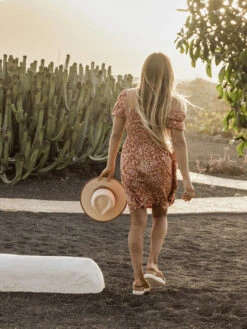 Roxy Hello Petal Woven Mini Dress -Roxy Shop erjwd03658 roxyl cns6 frt3