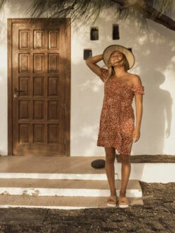 Roxy Hello Petal Woven Mini Dress -Roxy Shop erjwd03658 roxyl cns6 frt9