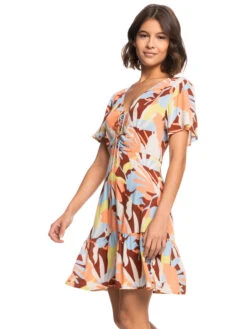 Roxy Summer Flow Printed Mini Dress -Roxy Shop erjwd03675 roxyw cpq6 frt2