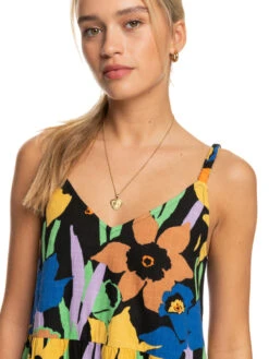 Roxy Waiting Line Printed Midi Dress -Roxy Shop erjwd03704 roxyw kvj6 frt3