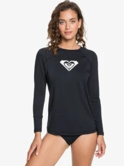 Roxy Beach Classics Long Sleeve UPF 50 Rashguard -Roxy Shop erjwr03424 roxyw kvj0 frt1