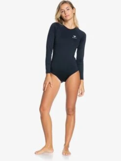 Roxy Essentials Long Sleeve One-Piece Swimsuit 13 Roxy Essentials Long Sleeve One-Piece Swimsuit -Roxy Shop erjwr03432 essentialsonesiebackzipw kvj0 frt9