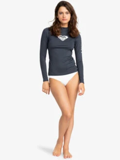 Roxy Whole Hearted Long Sleeve UPF 50 Rashguard -Roxy Shop erjwr03547 roxyw bsp0 frt9