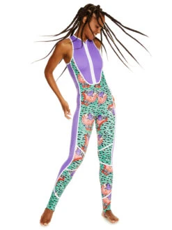 Stella Jean X Roxy UPF 50 Long Jane Wetsuit -Roxy Shop erjwr03601 roxym gnv5 frt1