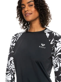Roxy Beach Long Sleeve UPF 50 Rashguard -Roxy Shop erjwr03653 roxyw kvj0 frt3