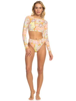 Roxy Delic Long Sleeve Cropped Rashguard 8 Roxy Delic Long Sleeve Cropped Rashguard -Roxy Shop erjwr03664 roxyw ngz6 frt9