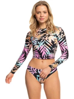 Roxy Active Cropped Long Sleeve Rashguard