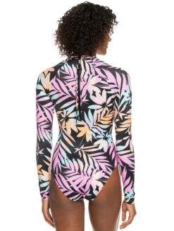 Roxy Active UPF 50 Long Sleeve Back Zip One Piece Swimsuit 7 Roxy Active UPF 50 Long Sleeve Back Zip One Piece Swimsuit -Roxy Shop erjwr03672 roxyw kvj4 bck1
