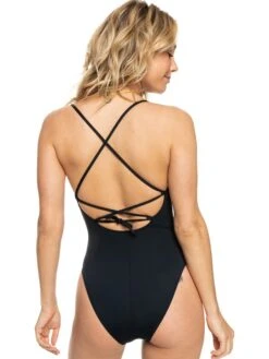 Roxy Beach Classics One-Piece Swimsuit -Roxy Shop erjx103406 roxyw kvj0 bck1