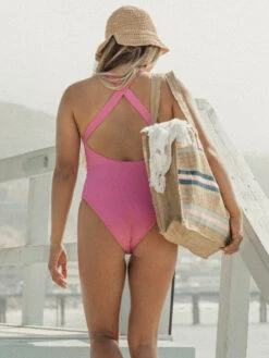 Roxy Love Rib Asia One-Piece Swimsuit -Roxy Shop erjx103414 roxyl mkh0 bck1