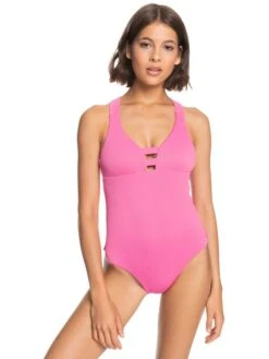 Roxy Love Rib Asia One-Piece Swimsuit -Roxy Shop erjx103414 roxyw mkh0 frt1