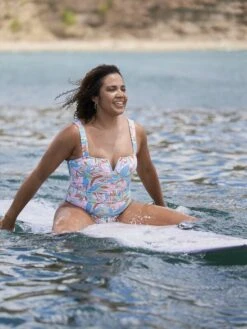 Roxy Love Rib The Coco D-Cup One Piece Swimsuit -Roxy Shop erjx103506 roxyl gfe9 frt1