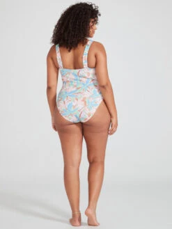 Roxy Love Rib The Coco D-Cup One Piece Swimsuit -Roxy Shop erjx103506 roxym gfe9 bck1