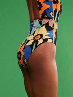 Roxy Color Jam One-Piece Swimsuit -Roxy Shop erjx103517 roxym kvj6 frt4