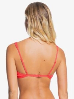 Roxy Solid Beach Classics Elongated Triangle Bikini Top -Roxy Shop erjx304208 roxyw rmc0 bck1