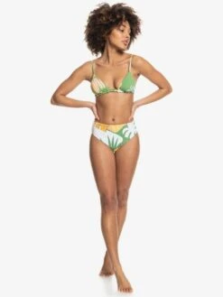 Roxy Wildflowers Reversible Tiki Triangle Bikini Top -Roxy Shop erjx304423 roxyw gln7 frt9