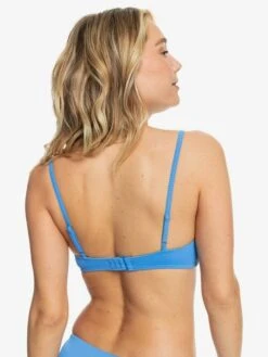 Roxy Love The Surf Knot Triangle Bikini Top -Roxy Shop erjx304646 roxyw bla0 bck1