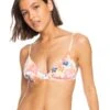 Roxy Printed Beach Classics Fixed Triangle Bikini Top