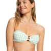 Roxy Check It Bandeau Bikini Top