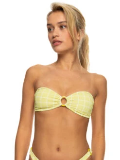 Roxy Salty Shine O-Ring Bandeau Bikini Top