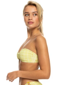 Roxy Salty Shine O-Ring Bandeau Bikini Top -Roxy Shop erjx304863 roxyw gfj1 frt3
