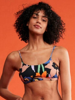Roxy Shop 6 Roxy Color Jam Bralette Bikini Top