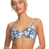 Roxy Printed Beach Classics Athletic Triangle Bikini Top