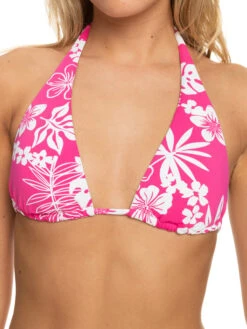 Roxy Printed Beach Classics Elongated Bikini Top -Roxy Shop erjx305012 roxyw mjy6 frt3