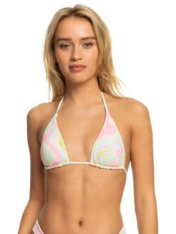 Roxy Tropics Hype Reversible Tiki Tri Bikini Top -Roxy Shop erjx305015 roxyw gbg3 frt1