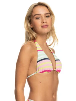 Roxy Stripe Soul Tiki Tri Bikini Top -Roxy Shop erjx305030 roxyw gcy3 frt2