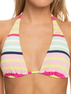 Roxy Stripe Soul Tiki Tri Bikini Top -Roxy Shop erjx305030 roxyw gcy3 frt3